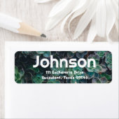 Esceveria Succulent Theme Adresetiketten Etiket (Insitu)