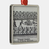 Escheapenmarkt Metalen Ornament (Rechts)