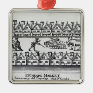 Escheapenmarkt Metalen Ornament