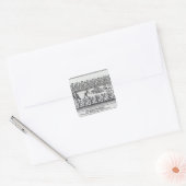 Escheapenmarkt Vierkante Sticker (Envelop)