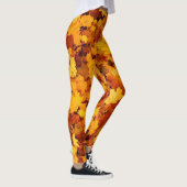 Eschenbladpatroon-25877 Leggings (Rechts)