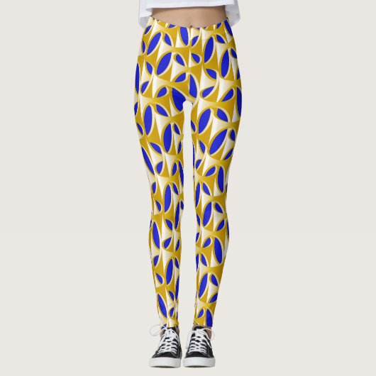 Escheresque Brasilia-bogen Leggings (Voorkant)