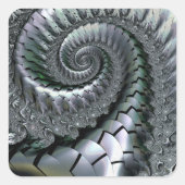 Escheresque Vierkante Sticker (Voorkant)