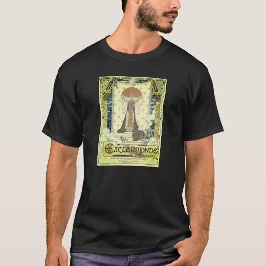 Esclarmonde opera vintage poster t-shirt (Voorkant)