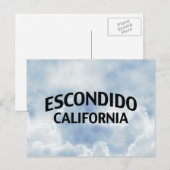 Escondido California Briefkaart (Voorkant / Achterkant)