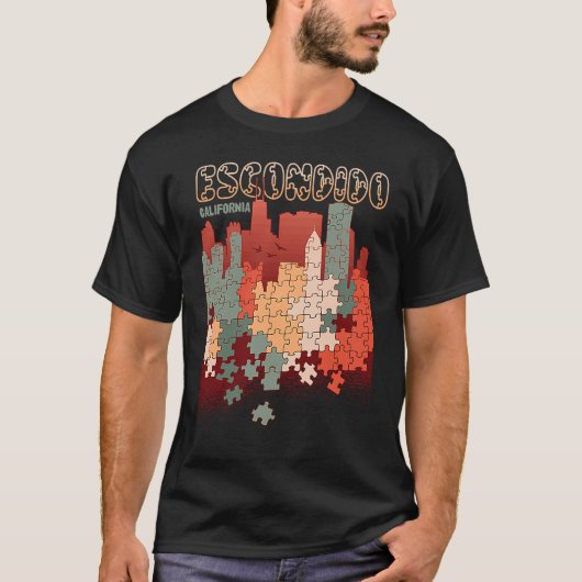 Escondido In California Travel Souvenir T-shirt (Voorkant)