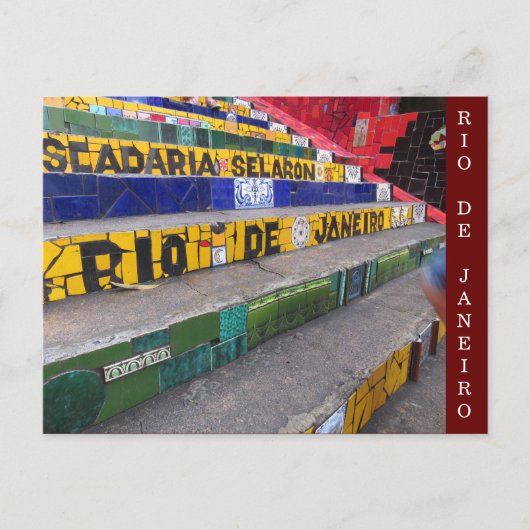 escoraria selarón rio briefkaart (Voorkant)