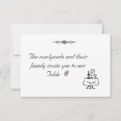 ESCORT KAART ZWART EN WITTE ZWART (Achterkant)