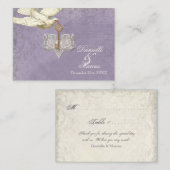 Escort Tafel Zitplaats Kaart, Sleutel tot mijn Har Plaatskaartje (Voorkant / Achterkant)