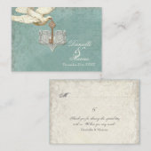 Escort Tafel Zitplaats Kaart, Sleutel tot mijn Har Plaatskaartje (Voorkant / Achterkant)