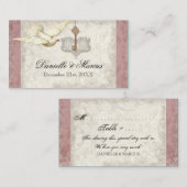 Escort Tafel Zitplaatsen Sleutel tot mijn Hart, Du Plaatskaartje (Voorkant / Achterkant)