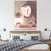Escriba opgespannen canvas print (Insitu (Slaapkamer))