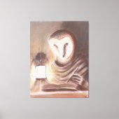 Escriba Stretched Canvas Print (Voorkant)