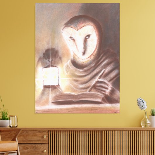 Escriba Stretched Canvas Print (Insitu (Woonkamer))