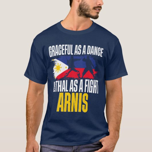 Escrima Arnis Martial Arts Graceful As A Dance gir T-shirt (Voorkant)