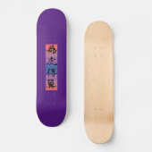 escrita em kanji Japones Persoonlijk Skateboard (Voorkant)