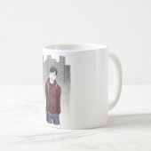 escuchando música taza koffiemok (Voorkant rechts)