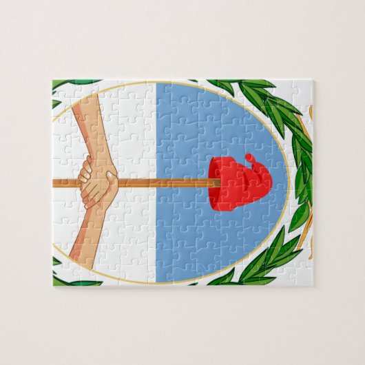 Escudo de Argentinië - wapenstilstand van Argentin Legpuzzel (Horizontaal)