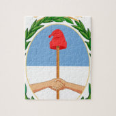 Escudo de Argentinië - wapenstilstand van Argentin Legpuzzel (Verticaal)