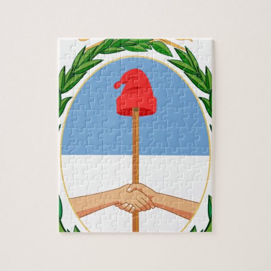 Escudo de Argentinië - wapenstilstand van Argentin Legpuzzel (Verticaal)