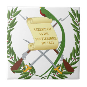 Escudo DE armas DE Guatemala - Wapenschild Tegeltje