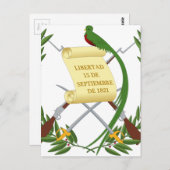 Escudo de armas de Guatemala - wapenstilstand Briefkaart (Voorkant / Achterkant)