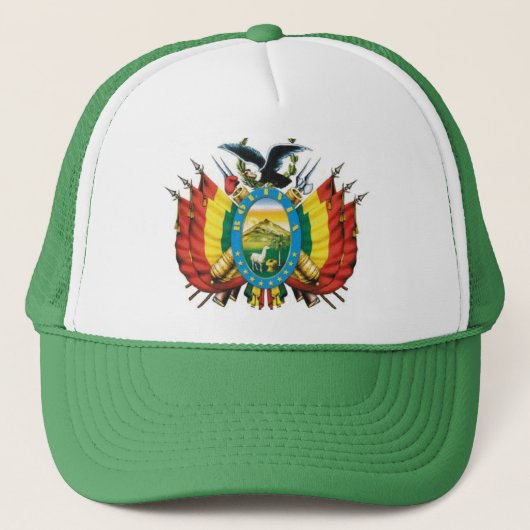 Escudo de Bolivia Trucker Pet (Voorkant)