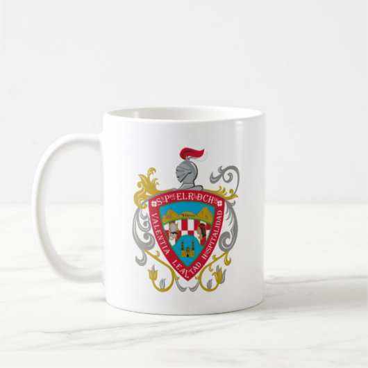Escudo de Chihuahua - staatsvlag Chihuahua Koffiemok (Links)