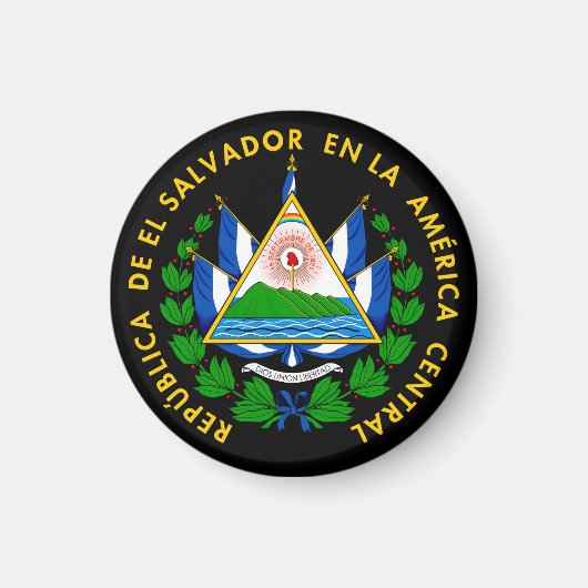 Escudo de El Salvador Magneet (Voorkant)