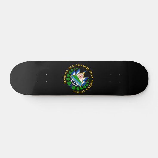 Escudo de El Salvador Persoonlijk Skateboard (Horizontaal)