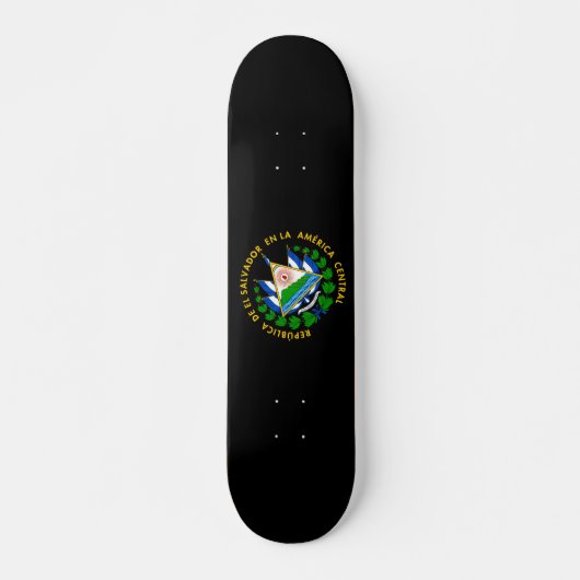 Escudo de El Salvador Persoonlijk Skateboard (Voorkant)