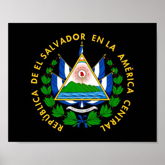 Escudo de El Salvador Poster (Voorkant)