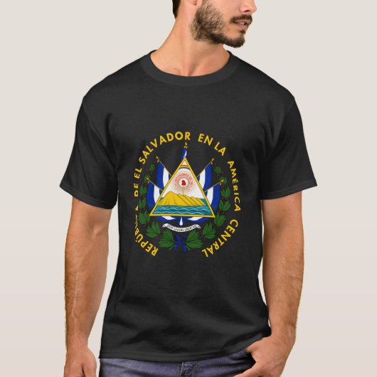 Escudo De El Salvador T-shirt (Voorkant)