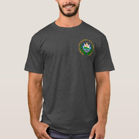 Escudo de El Salvador T-Shirt (Voorkant)