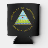 Escudo de Nicaragua Blikjeskoeler (Voorkant)