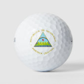 Escudo de Nicaragua Golfballen (Voorkant)