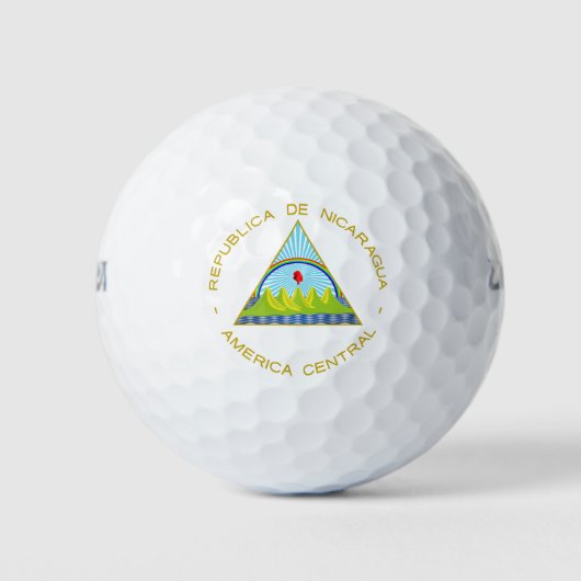 Escudo de Nicaragua Golfballen (Voorkant)