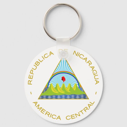Escudo de Nicaragua Sleutelhanger (Voorkant)