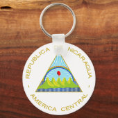 Escudo de Nicaragua Sleutelhanger (Voorkant)