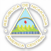 Escudo de Nicaragua Sticker (Voorkant)