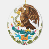 Escudo Nacional de México - Emblema Mexicano Keramisch Ornament (Links)