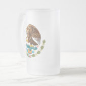 Escudo Nacional de México - Emblema Mexicano Matglas Bierpul (Voorkant links)
