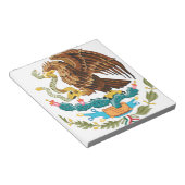 Escudo Nacional de México - Emblema Mexicano Notitieblok (Schuin)