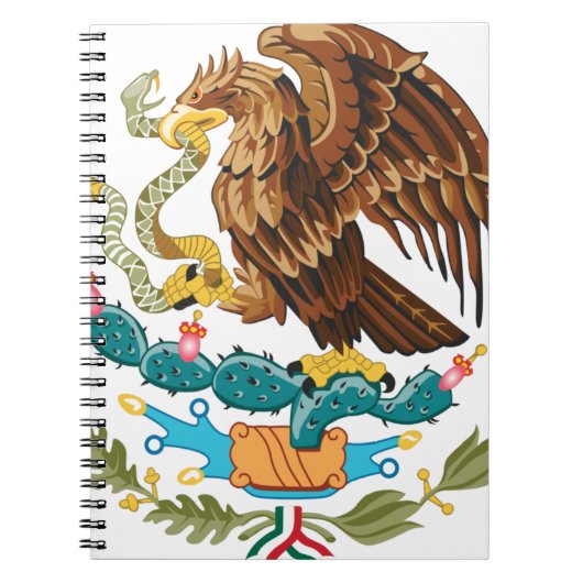 Escudo Nacional de México - Emblema Mexicano Notitieboek (Voorkant)