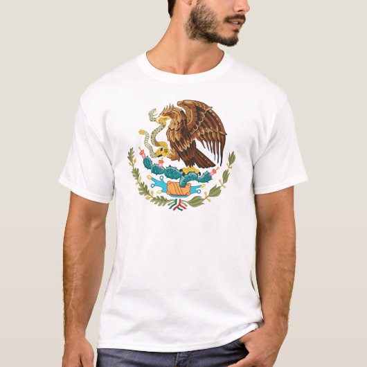 Escudo Nacional de México - Emblema Mexicano T-shirt (Voorkant)