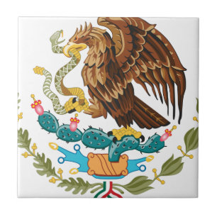 Escudo Nacional de México - Emblema Mexicano Tegeltje