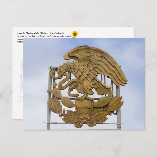 Escudo Nacional de México, Ensenada, BC - Briefkaart (Voorkant / Achterkant)