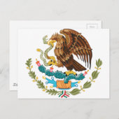 Escudo Nacional de México — Mexicaans embleem Briefkaart (Voorkant / Achterkant)