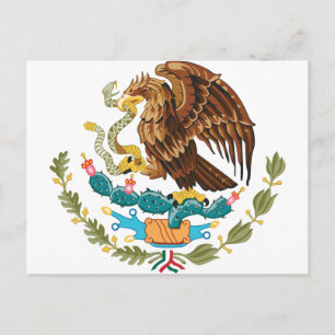 Escudo Nacional de México — Mexicaans embleem Briefkaart