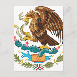Escudo Nacional de México — Mexicaans embleem Briefkaart